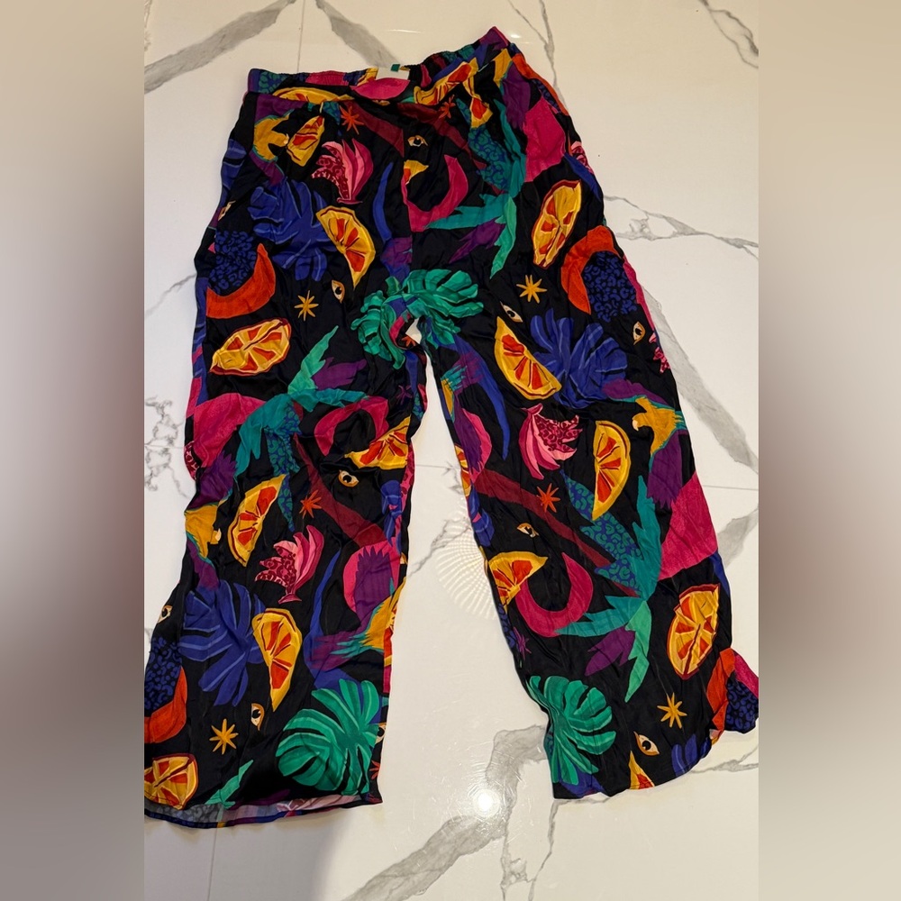 Farm Rio Mystic Jungle Pants- NWOT